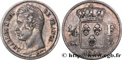 1/4 franc Charles X 1826 Rouen F.164/3