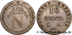 10 cent. à l N couronnée 1808 Paris F.130/2
