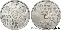 BELGIO 500 Francs légende française 150e anniversaire de l’indépendance 1980 Bruxelles