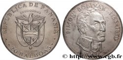 ARGENTO INVESTIMENTO 20 Balboas Simon Bolivar 1974