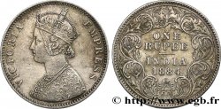 BRITISCH-INDIEN 1 Roupie Victoria 1884 Bombay
