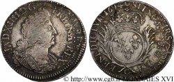 LOUIS XIV LE GRAND OU LE ROI SOLEIL Demi-écu aux palmes 1694 Caen