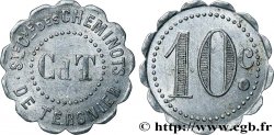 SOCIETE COOPERATIVE DES CHEMINOTS DE TERGNIER 10 Centimes Tergnier