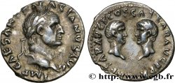 VESPASIAN, TITUS and DOMITIAN Denier