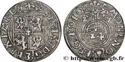 POLEN - SIGISMUND III. VASA Vingt-quatrième de thaler ou poltorak koronny ou trois polker 1627 Cracovie