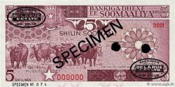 5 Shilin Spécimen SOMALIA  1983 P.31as FDC