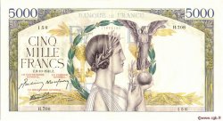 5000 Francs VICTOIRE Impression à plat FRANCE  1941 F.46.27 XF - AU