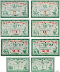 1 à 500 Francs Lot FRANCE regionalism and miscellaneous Nice 1930  UNC