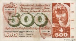 500 Francs Numéro radar SUISSE  1971 P.51i TB+