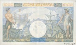1000 Francs COMMERCE ET INDUSTRIE FRANCIA  1941 F.39.04 EBC