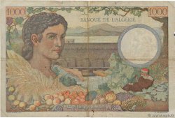 1000 Francs ALGÉRIE FRANCE  1943 VF.10.01 G