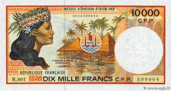 10000 Francs FRENCH PACIFIC TERRITORIES  1995 P.04b SC+