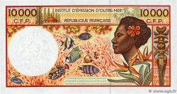 10000 Francs FRENCH PACIFIC TERRITORIES  1995 P.04b SC+