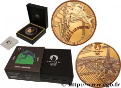 FRANKREICH BELLE EPREUVE 50 Euro (or 1/4 Oz) SAUT A LA PERCHE 2024 Pessac - Monnaie de Paris