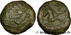 AMBIANI (Area of Amiens) Bronze composite au cheval