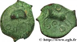 GALLIA BELGICA - REMI (Area of Reims) Bronze au cheval et aux annelets