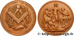 FREEMASONRY Médaille, 150e de la loge “La Parfaite Union”