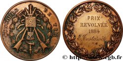 TROISIÈME RÉPUBLIQUE Médaille, Concours de tir, Prix Revolver