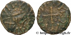 MEROVINGIAN COINAGE - MEROVINGIAN COINAGE - VIDUA - VEUVES - VEUZAIN-SUR-LOIRE (Loir-et-Cher) Triens, faux d’époque