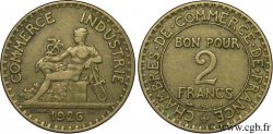 2 francs Chambres de Commerce 1926  F.267/8