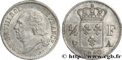 1/4 franc Louis XVIII 1820 Paris F.163/18