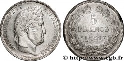 5 francs Ier type Domard, tranche en relief 1831 Lille F.320/13