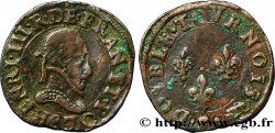 HENRI III Double tournois, type de Troyes n.d. Troyes